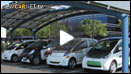 Mitsubishi solar charging station